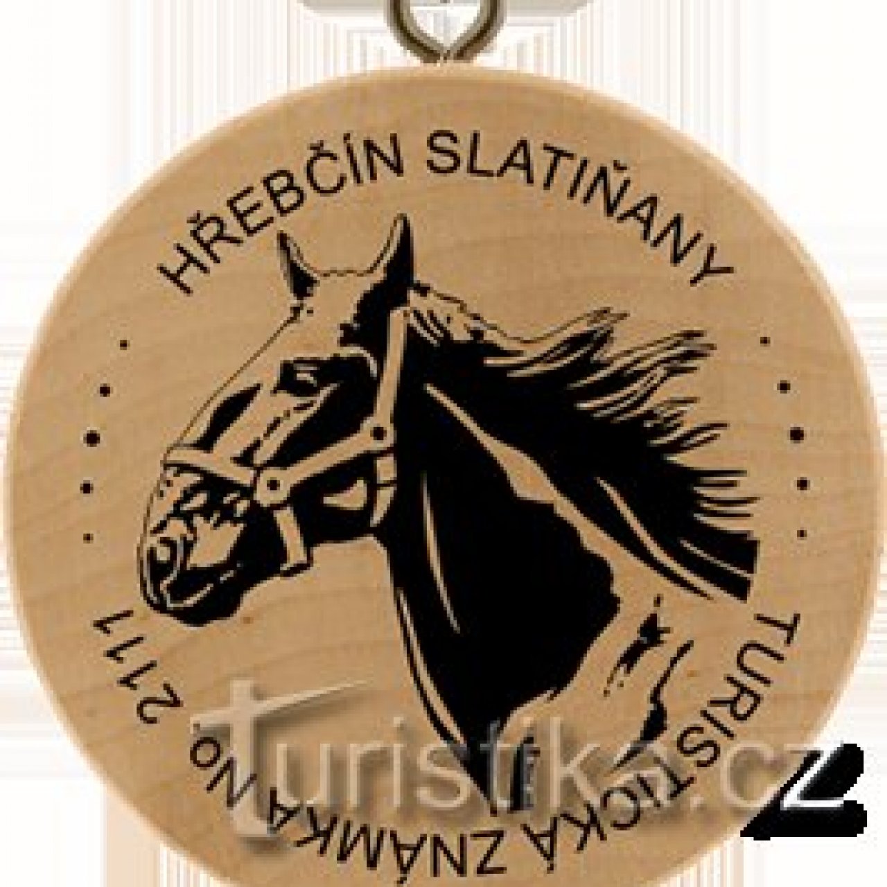 Turistická známka č. 2111 - Hřebčín Slatiňany