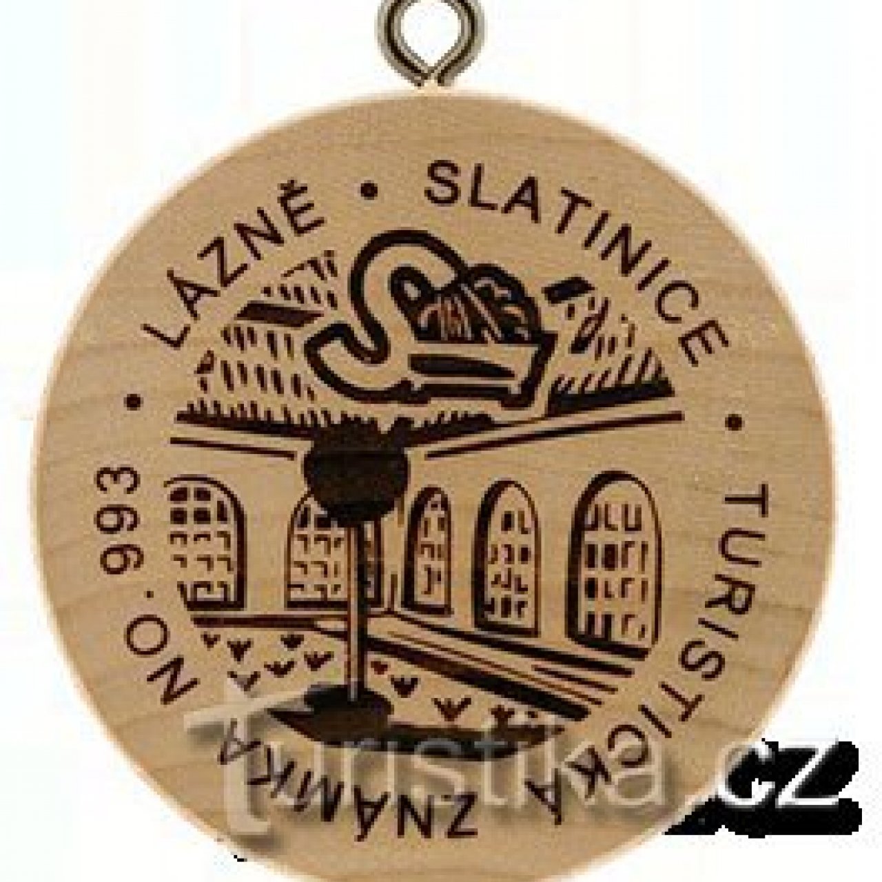 Turistická známka č. 993 - Lázně Slatinice