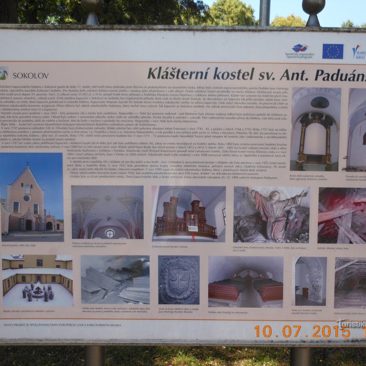 Klášterní kostel sv. Antonína Paduánského - Sokolov