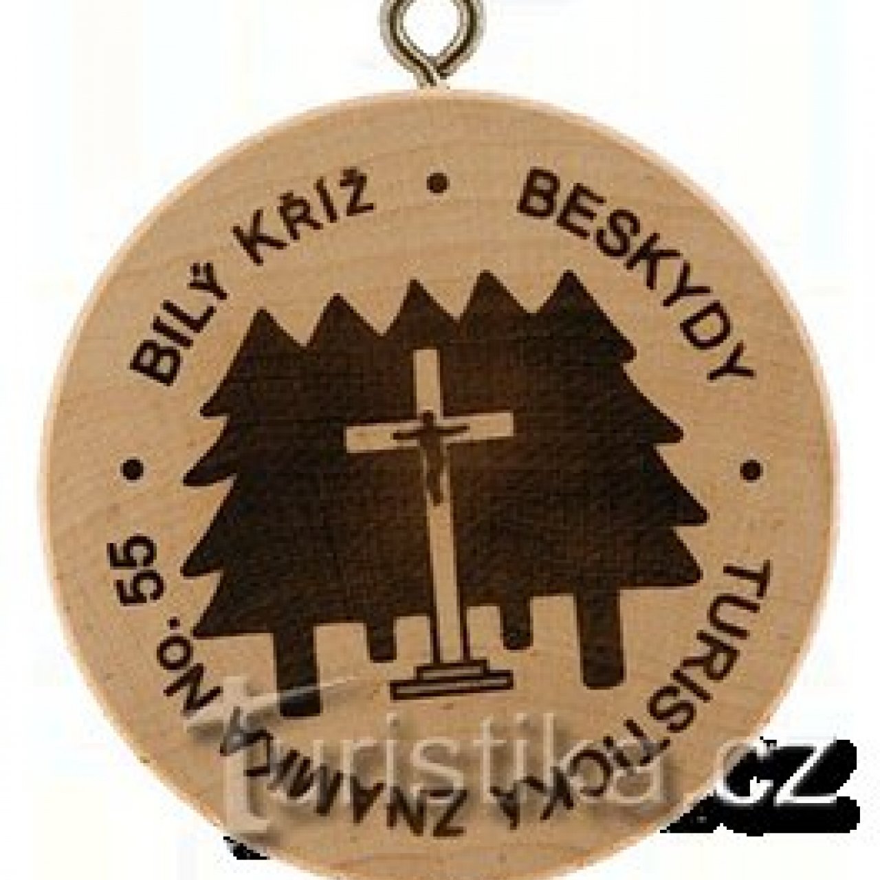 Turistická známka č. 55 - Bílý kříž