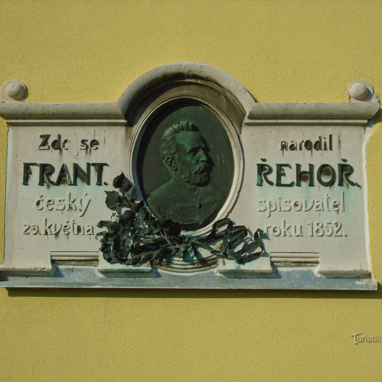Zřízení pamětní desky Františku Řehořovi ve Stěžerách v roce 1902