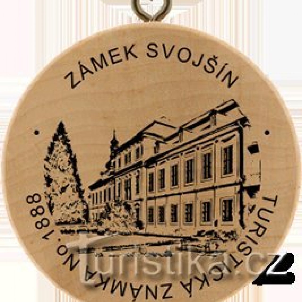 Turistická známka č. 1888 - Zámek Svojšín