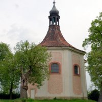 Číčovice - barokní kaple Nalezení sv. Kříže