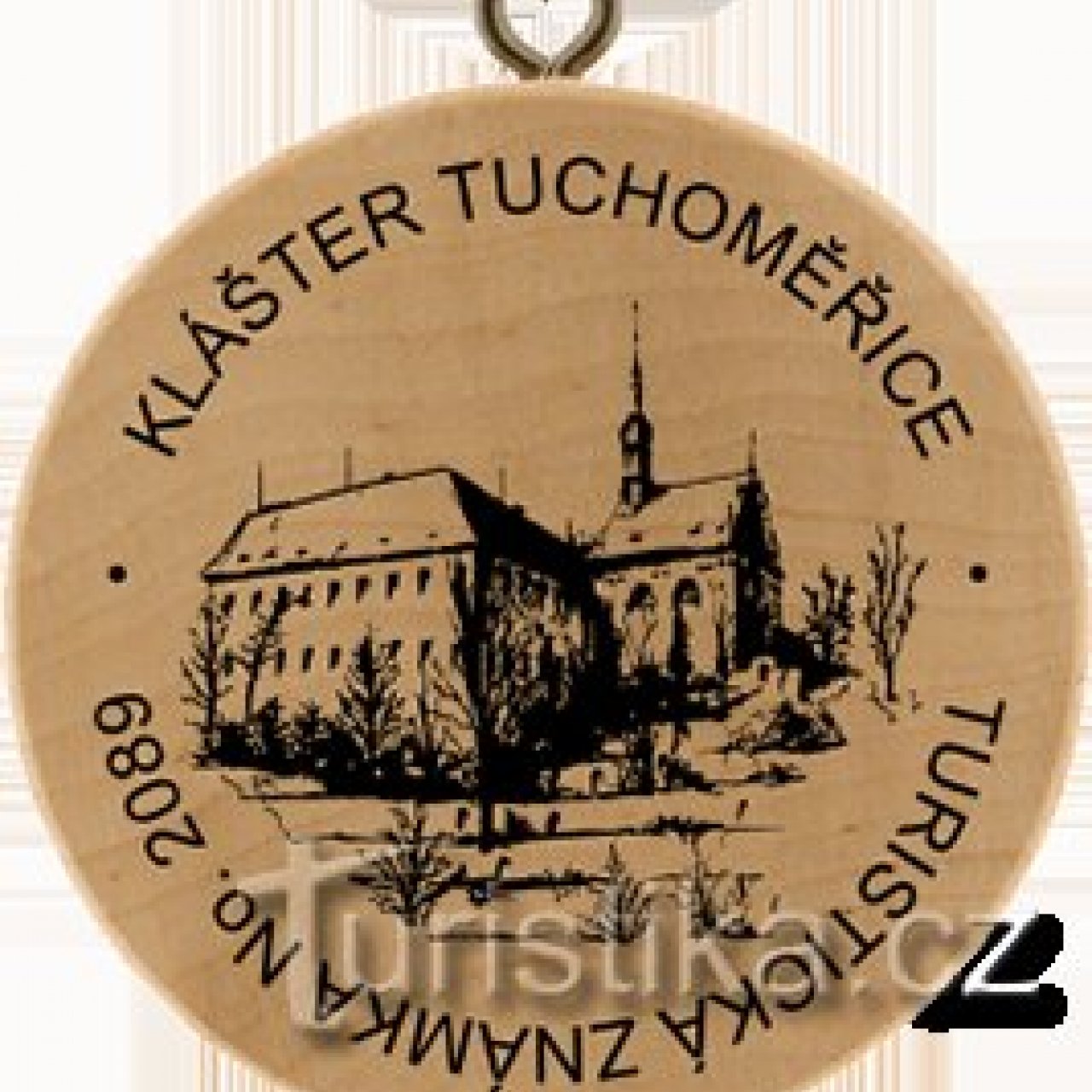 Turistická známka č. 2089 - Klášter Tuchoměřice