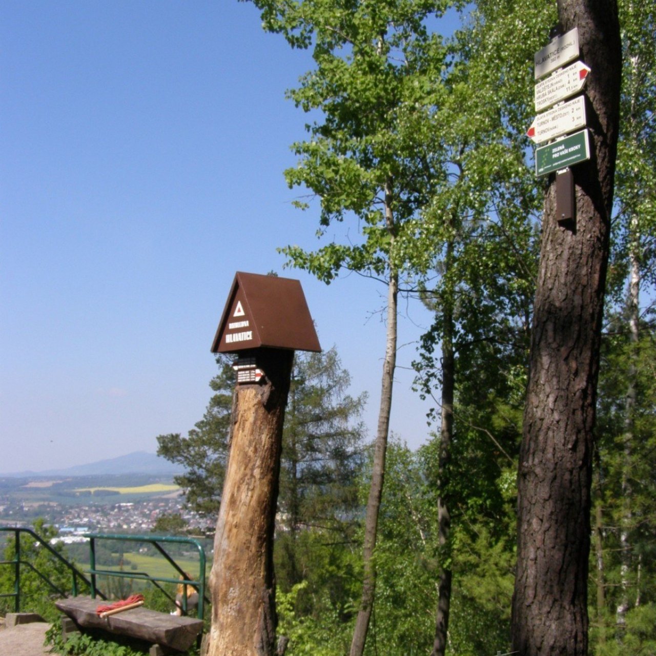 turistické rozcestí Hlavatice