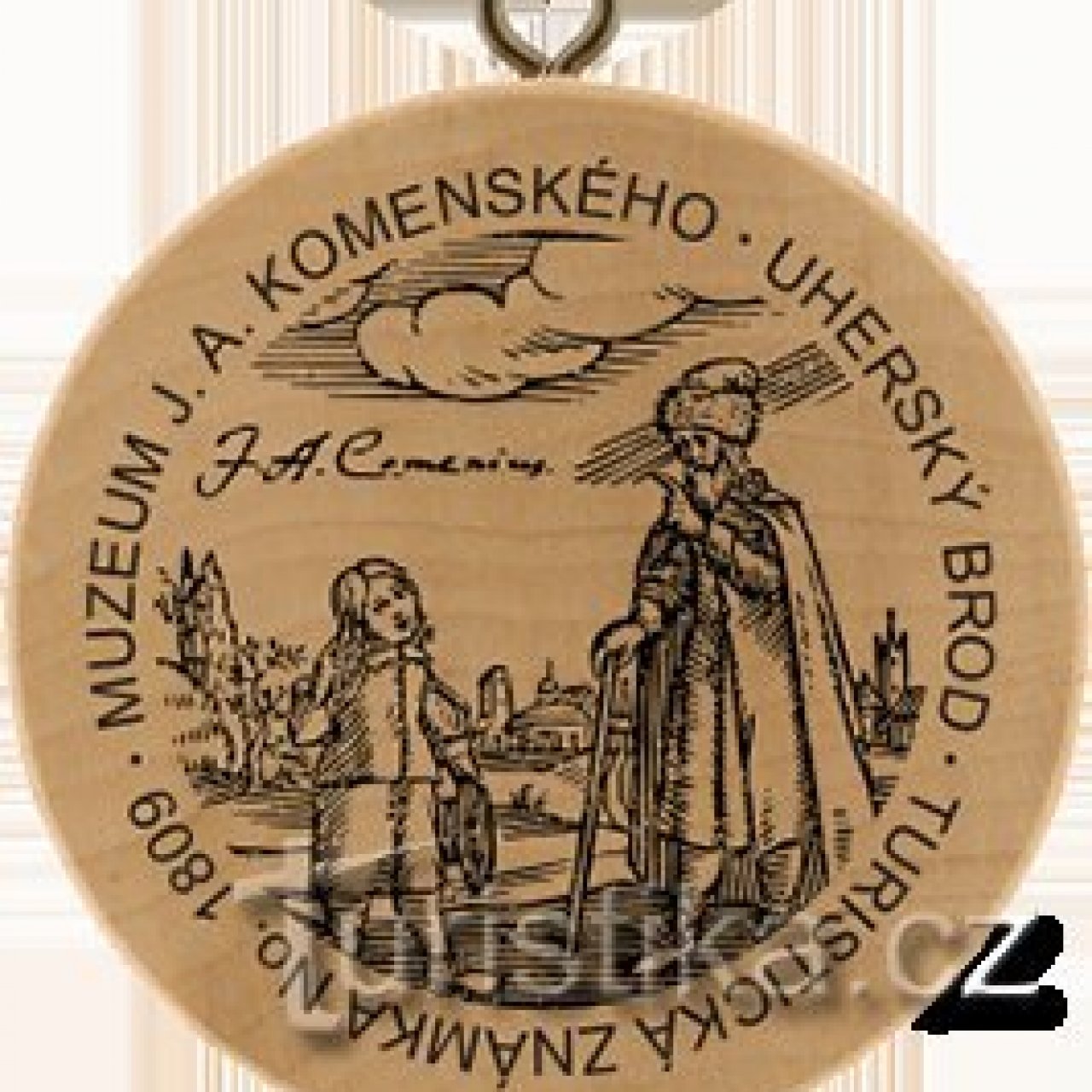 Turistická známka č. 1809 - Muzeum J. A. Komenského Uherský Brod