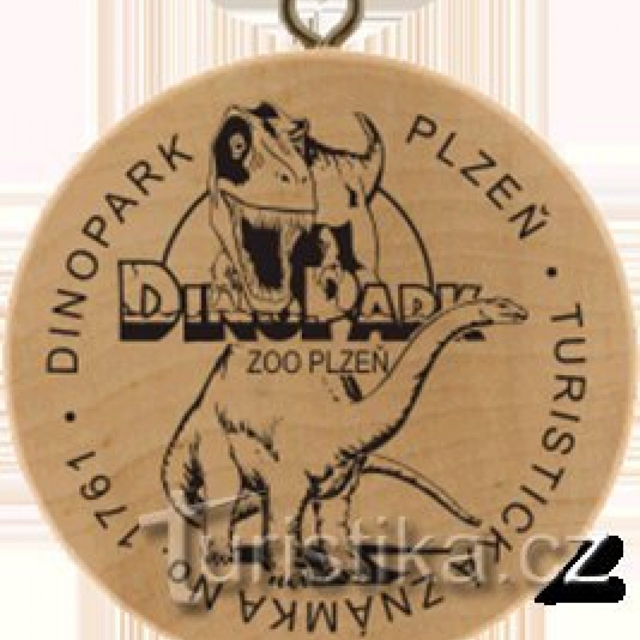 Turistická známka č. 1761 - Dinopark Plzeň
