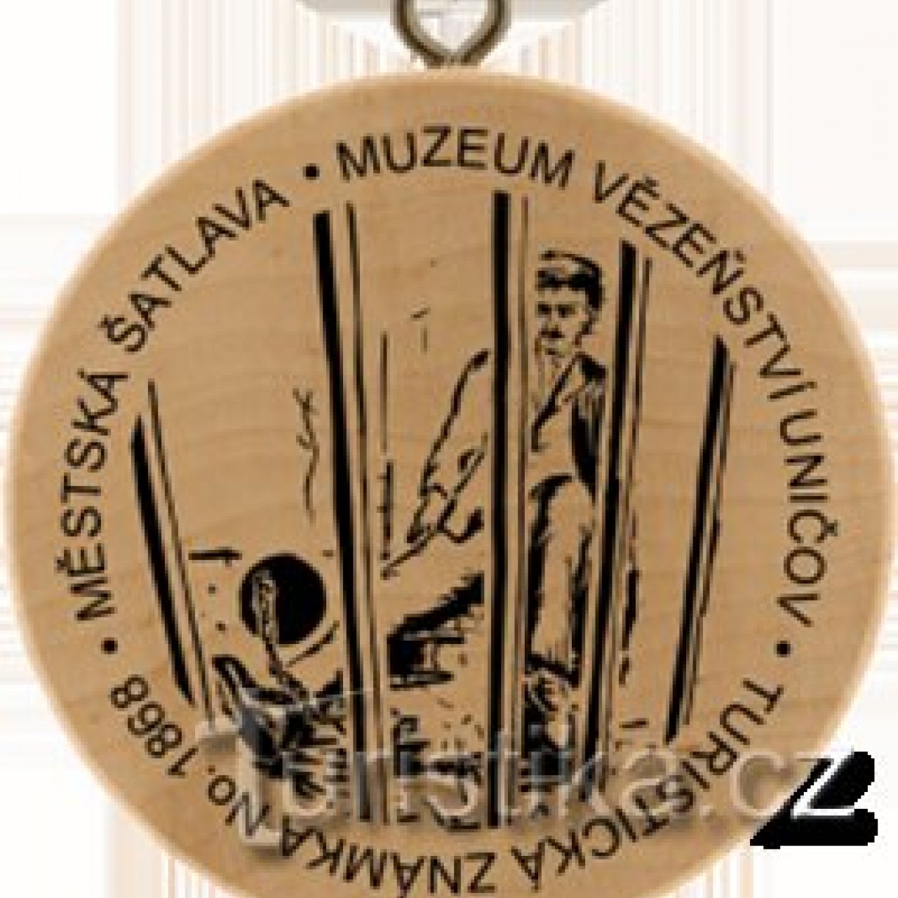 Turistická známka č. 1868 - Městská šatlava - muzeum vězeňství Uničov