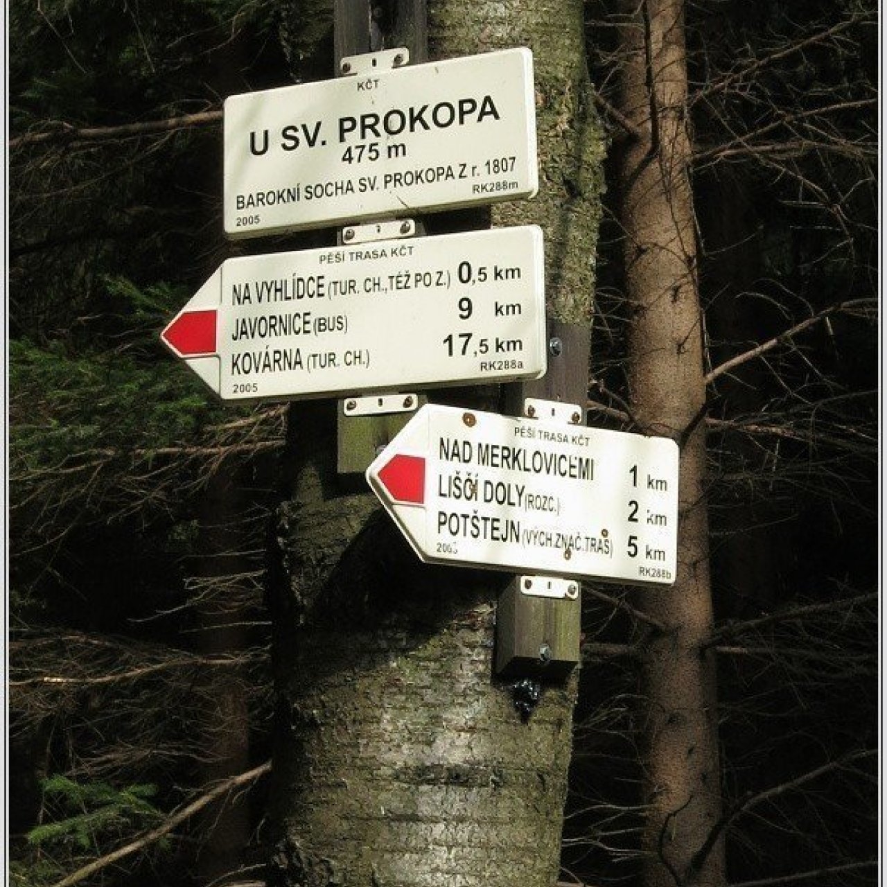 Turistické rozcestí U sv. Prokopa