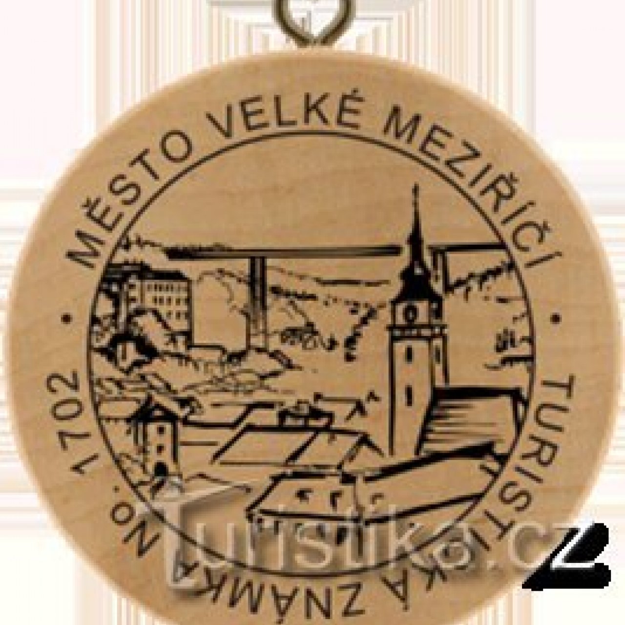 Turistická známka č. 1702 - Město Velké Meziříčí
