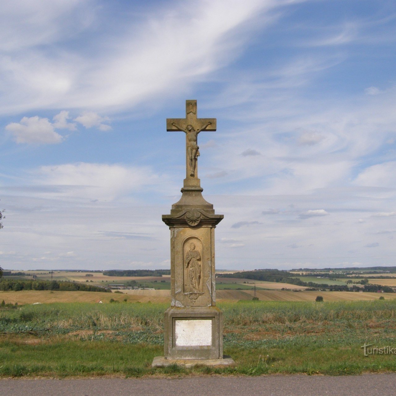 kříž u Chotěborek - vyhlídka