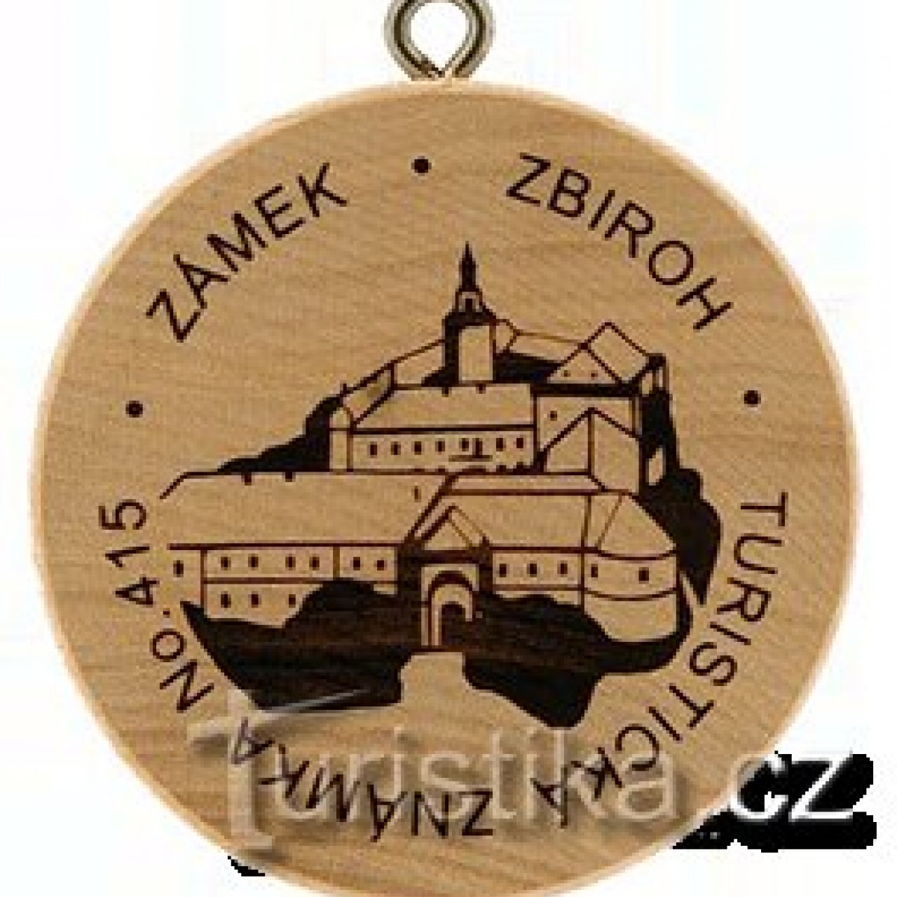 Turistická známka č. 415 - Zbiroh
