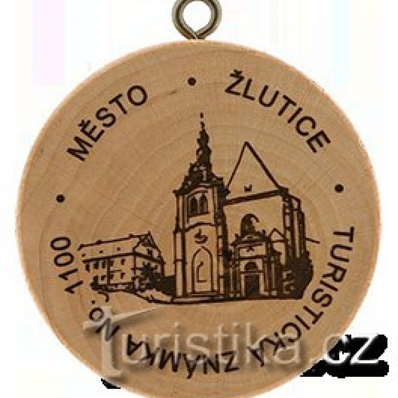 Turistická známka č. 1100 - Žlutice